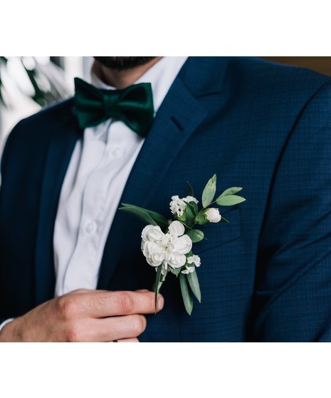 White Boutonniere