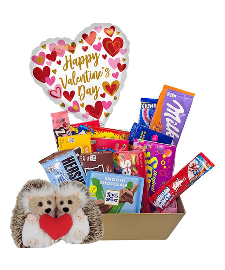 Valentine's Candy Gift Basket