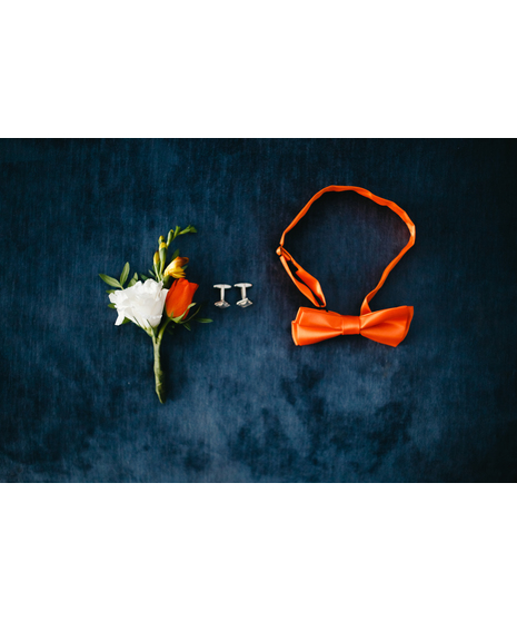 Orange Boutonniere